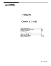 Frigidaire 131682000 Manual pdf